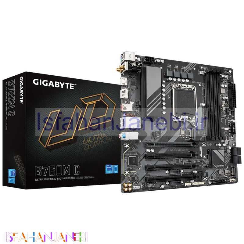 اصفهان جانبی-مادربرد گیگابایت B760M C rev.1.0 DDR5