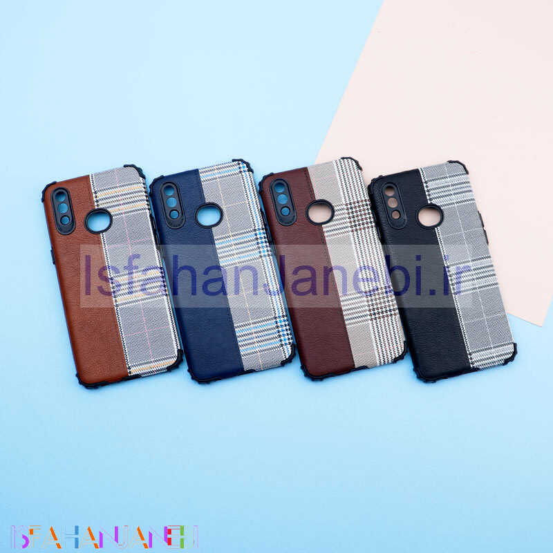 اصفهان جانبی-قاب چرمی پارچه ای محافظ لنزدار Samsung Galaxy A10s