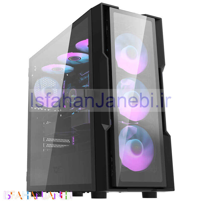 اصفهان جانبی-کیس کامپیوتر دارک فلش DarkFlash DK431 Glass