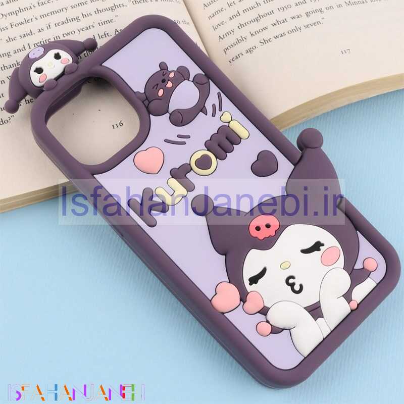 اصفهان جانبی-قاب عروسکی Vip Max آیفون iPhone 13 / 14 / 15 طرح Kuromi