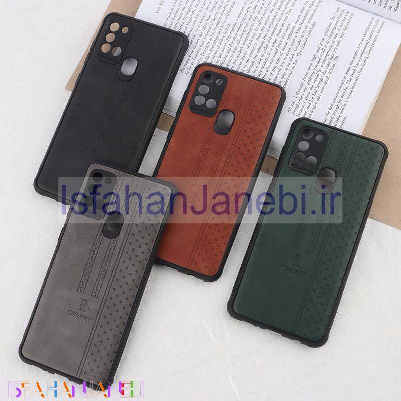 اصفهان جانبی-قاب چرمی Canary سامسونگ Galaxy A21s محافظ لنزدار