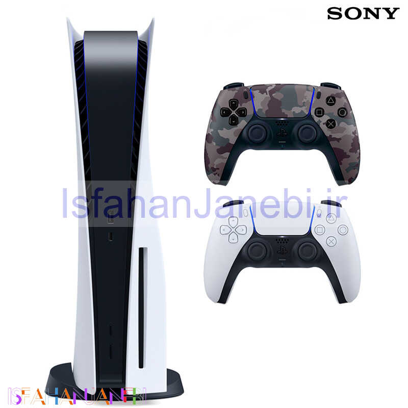 اصفهان جانبی-کنسول بازی سونی (Sony PlayStation 5 Standard 825GB SSD (V1200 + دسته اضافی چریکی