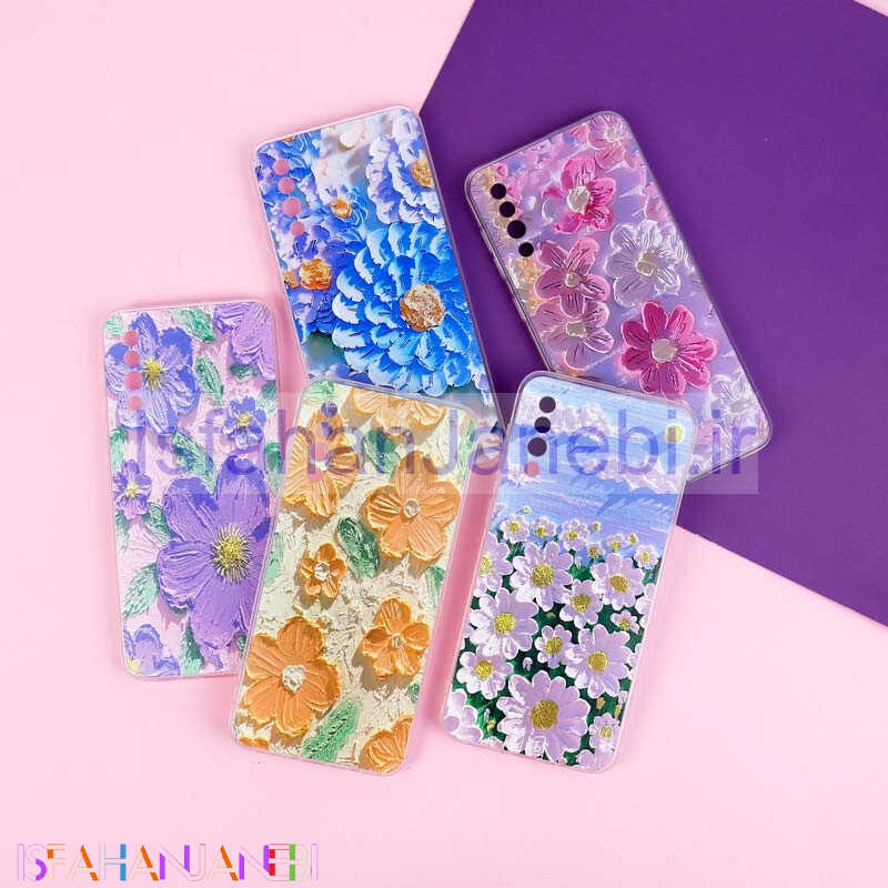 اصفهان جانبی-قاب ژله ای طرحدار گل برجسته محافظ لنزدار Samsung Galaxy A30s / A50s