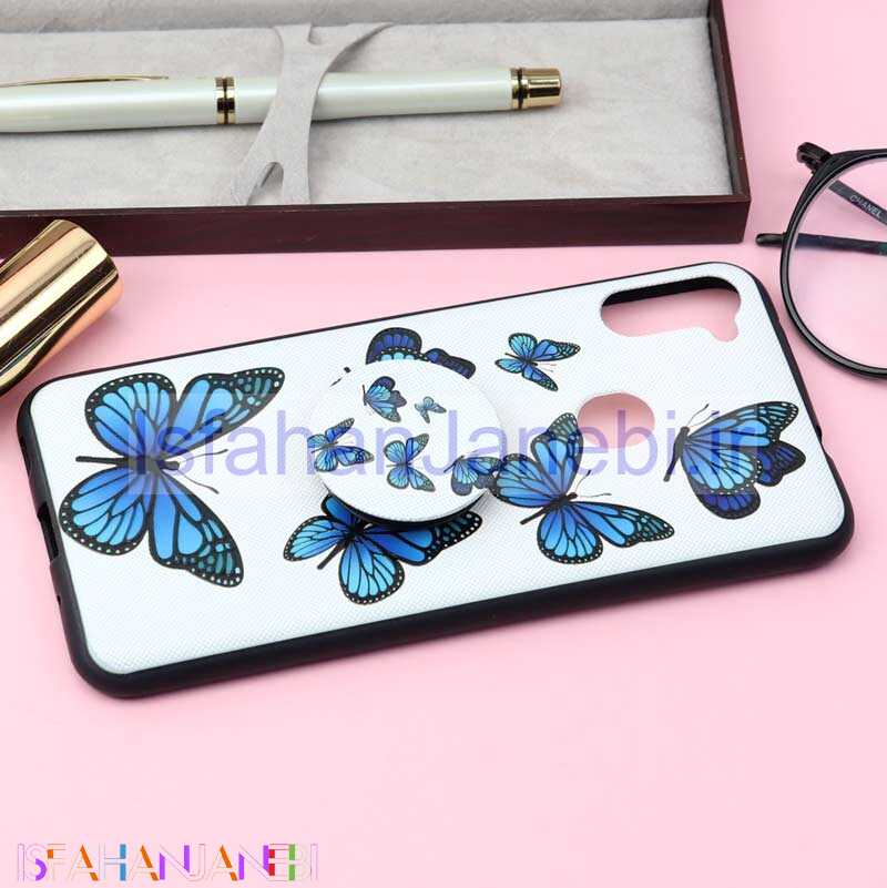 اصفهان جانبی-قاب فانتزی برجسته + پاپ سوکت کد10 سامسونگ A11/M11