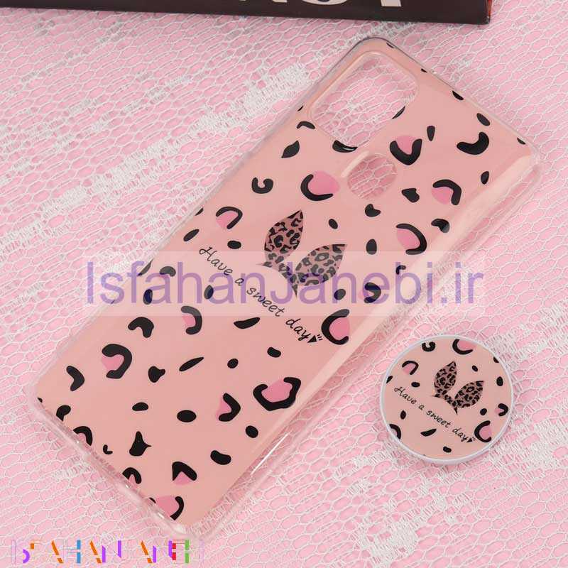 اصفهان جانبی-قاب سوپر IMD دور شفاف پاپ سوکت دار Samsung A21s خرگوش