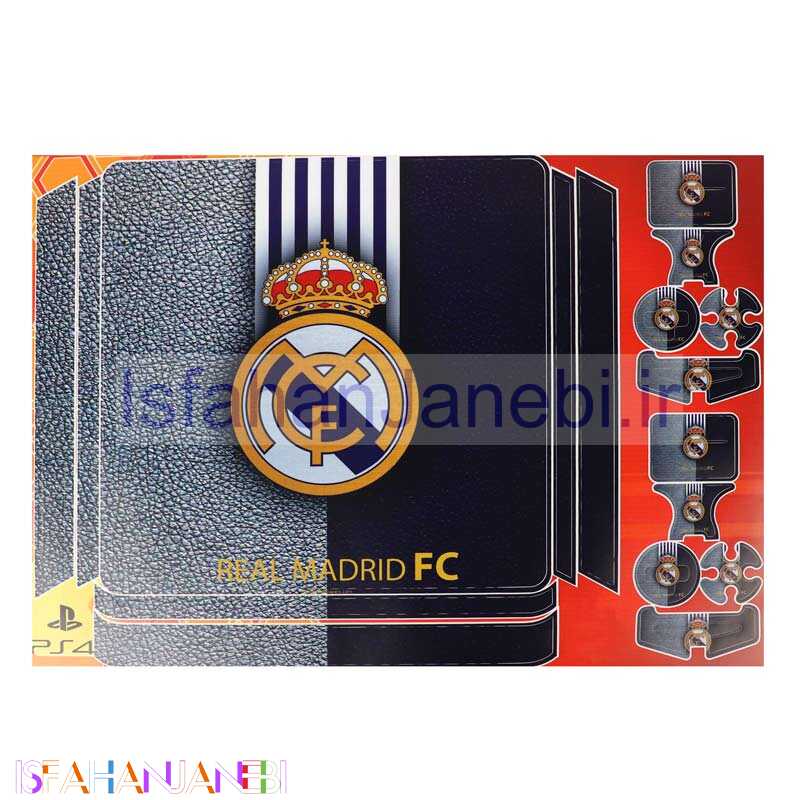 اصفهان جانبی-اسکین پلی استیشن 4 اسلیم طرح Real Madrid FC