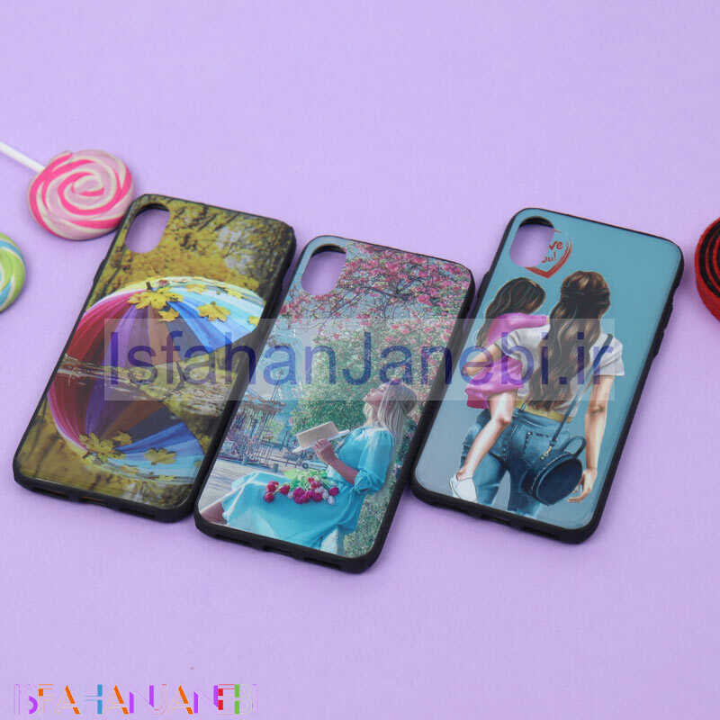 اصفهان جانبی-قاب فانتزی برجسته دخترانه آیفون iPhone X/XS سری 2