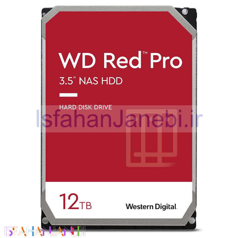 اصفهان جانبی-هارد اینترنال وسترن دیجیتال Western Digital Red Pro WD121KFBX 12TB