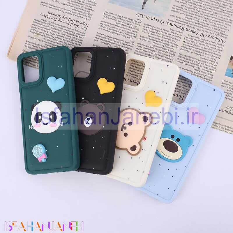 اصفهان جانبی-قاب ژله ای سامسونگ Galaxy A12 / M12 طرح آبنبات و قلب