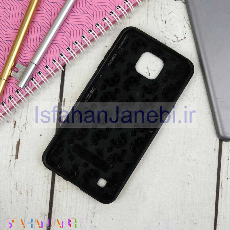 اصفهان جانبی-قاب دور مشکی Rock ال جی LG X Cam صورتی