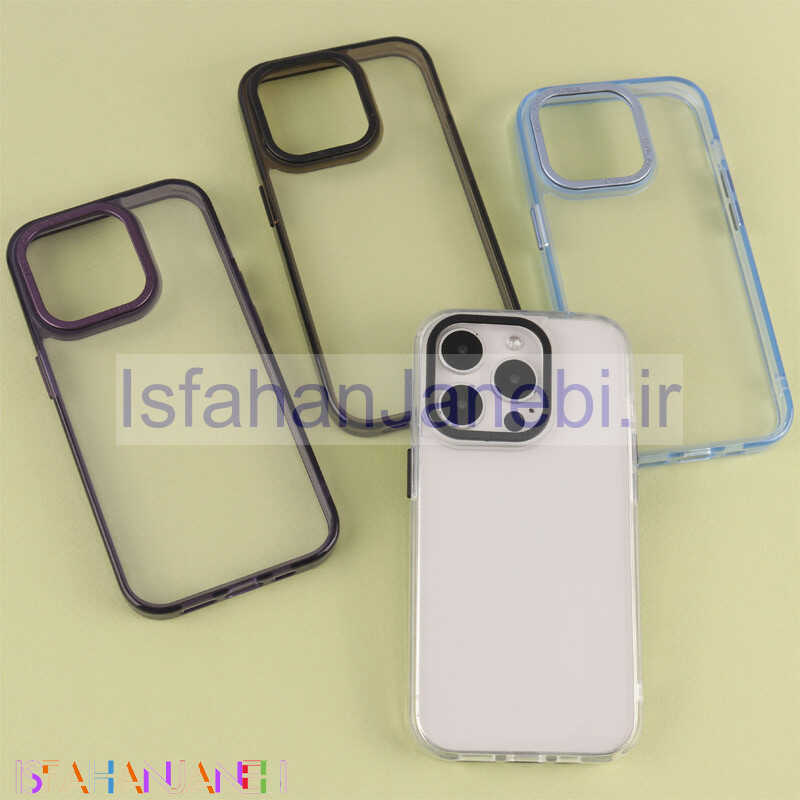 اصفهان جانبی-قاب شفاف دور رنگی Creative آیفون iPhone 14 Pro