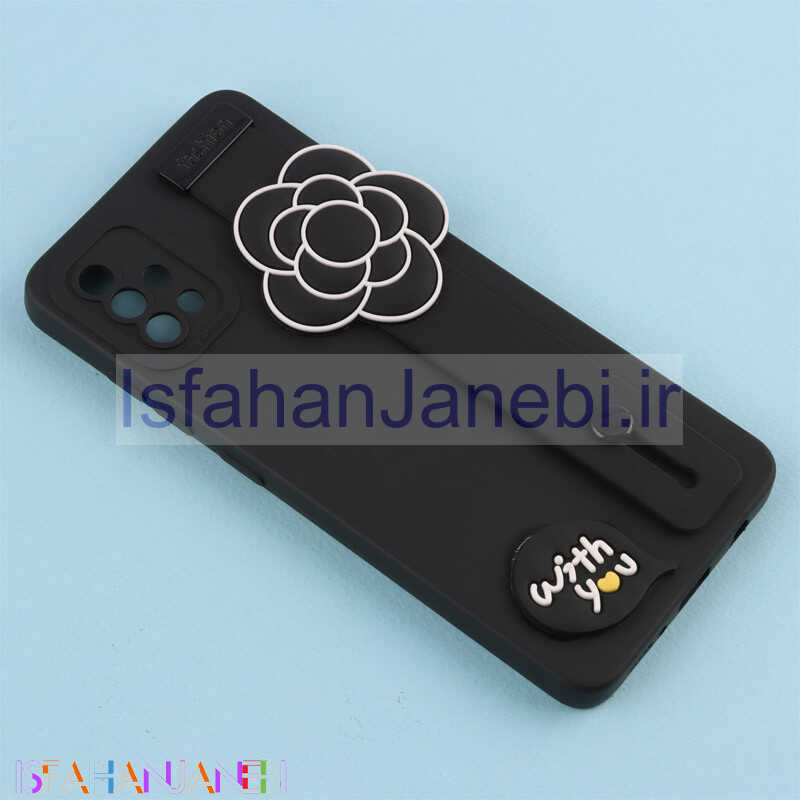 اصفهان جانبی-قاب سیلیکونی ژله ای دستبندی محافظ لنزدار Samsung Galaxy A51 4G