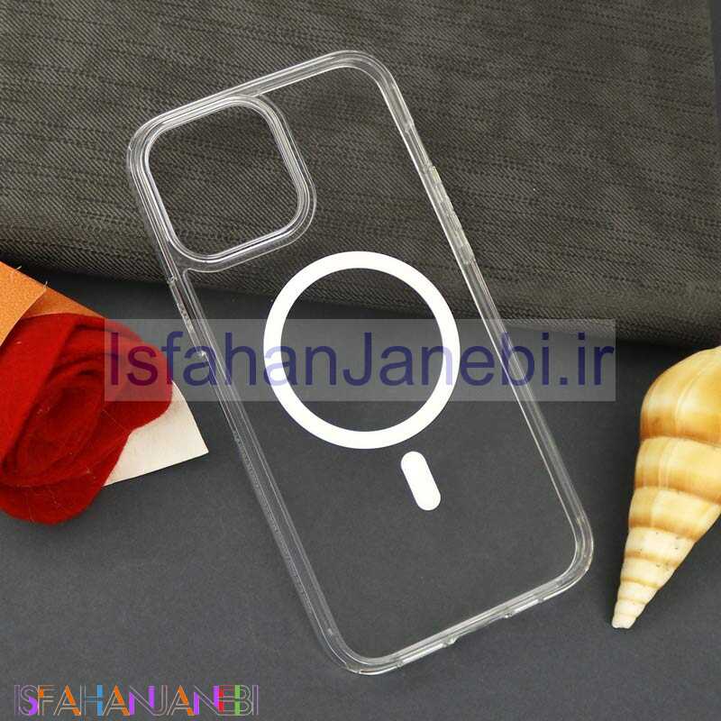اصفهان جانبی-قاب شفاف SPIGEN مگ سیف iPhone 13 Pro Max