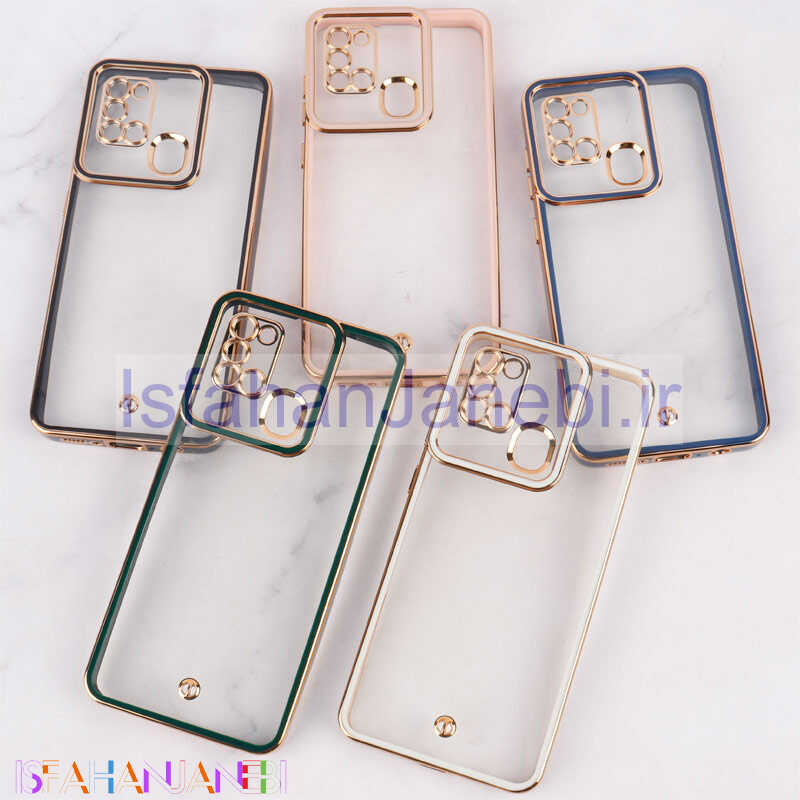 اصفهان جانبی-قاب Space سامسونگ Galaxy A21s دور رنگی محافظ لنزدار
