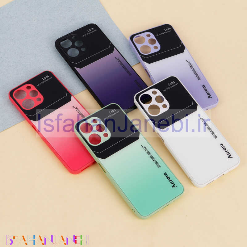 اصفهان جانبی-قاب PVD Lens Opoctuir رنگی محافظ لنزدار Xiaomi Redmi 12