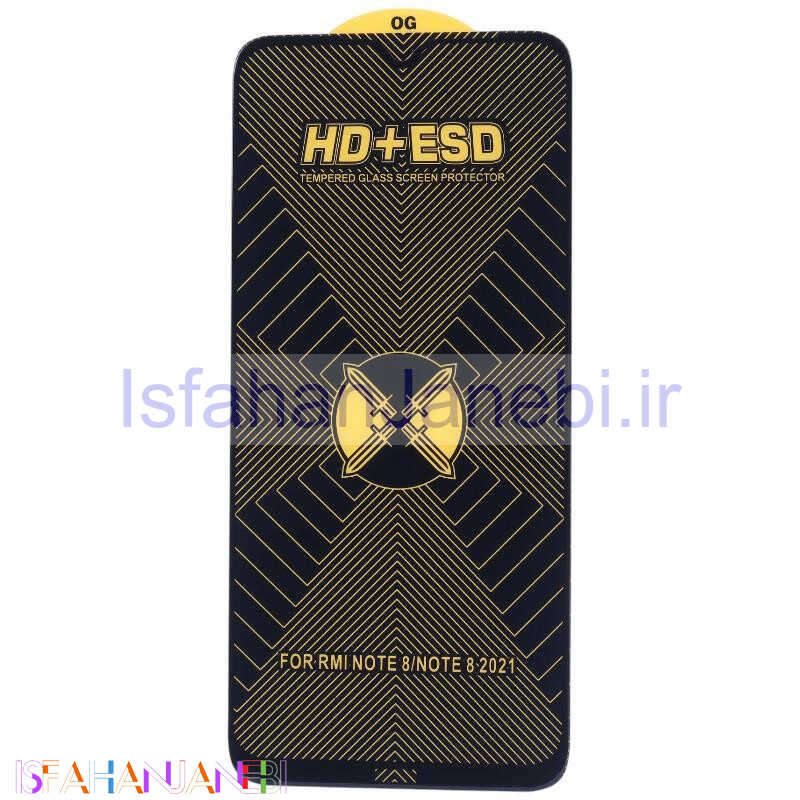 اصفهان جانبی-گلس آنتی استاتیک OG HD شیائومی Redmi Note 8