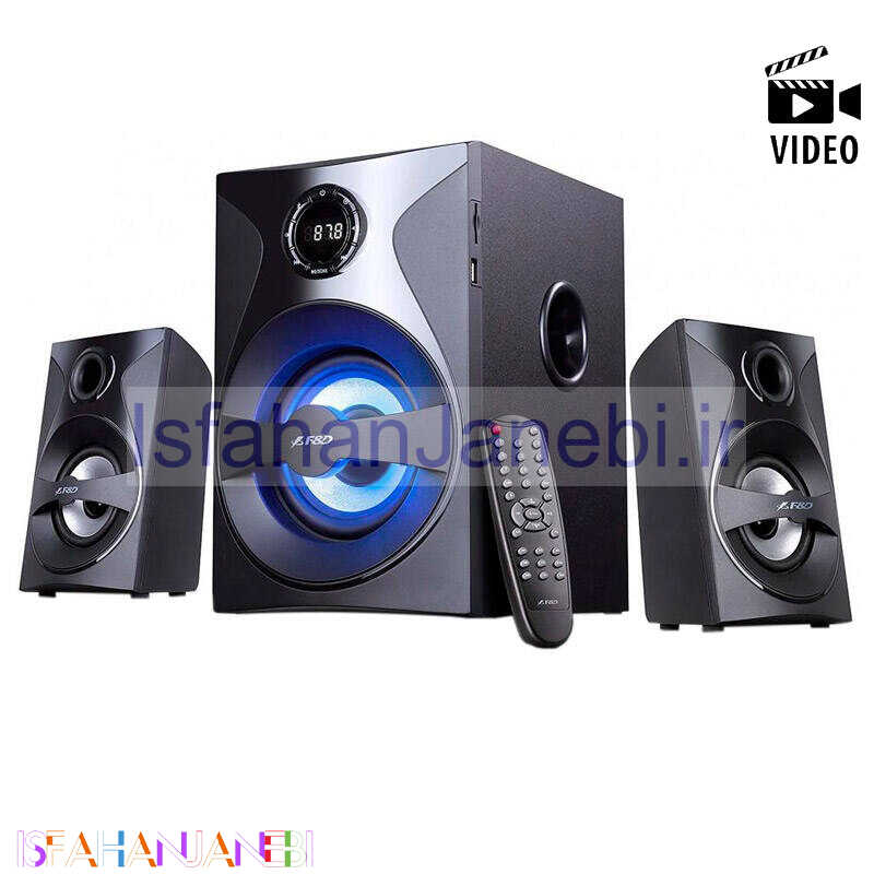 اصفهان جانبی-اسپیکر بلوتوثی رم و فلش خور Fenda F&D F380X + ریموت کنترل