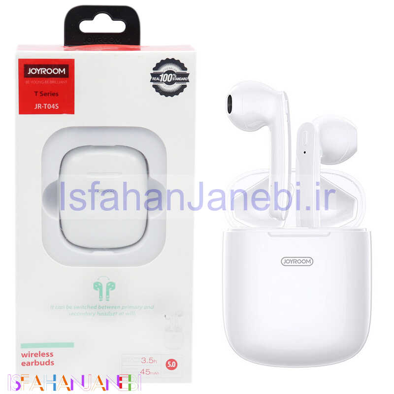 اصفهان جانبی-هندزفری بلوتوث دو تایی JoyRoom JR-T04S High Copy