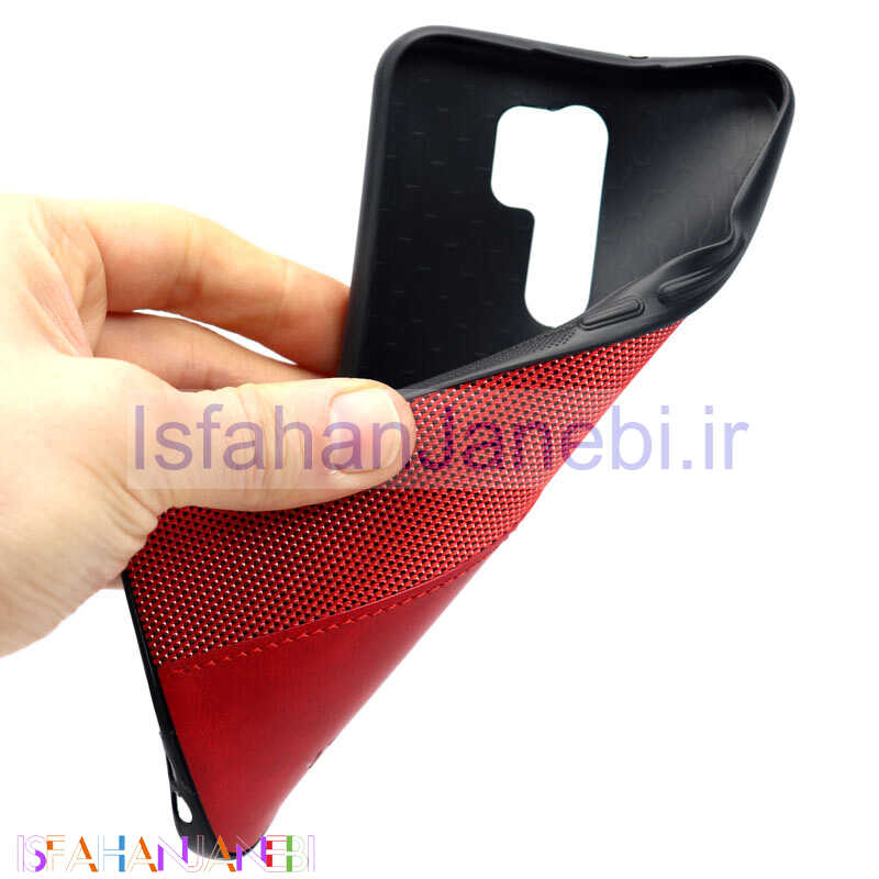 اصفهان جانبی-قاب چرمی VEMINS شیائومی Redmi 9