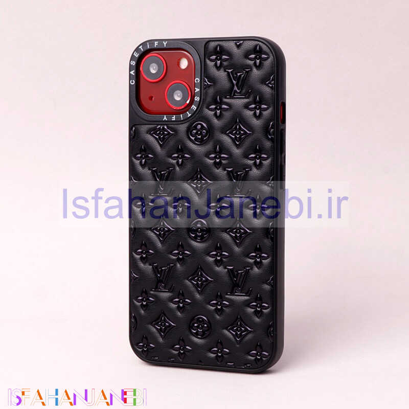 اصفهان جانبی-قاب چرمی Louis Vuitton Original آیفون iPhone 13 مشکی