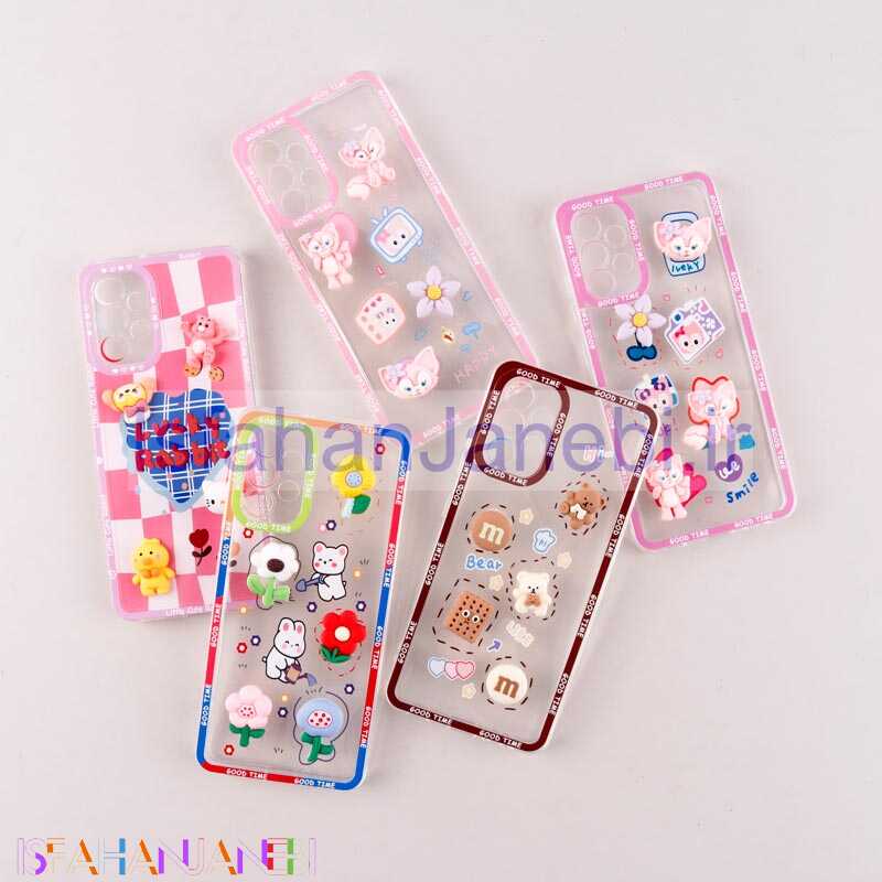 اصفهان جانبی-قاب عروسکی برجسته Good Time محافظ لنزدار Samsung Galaxy A32 4G