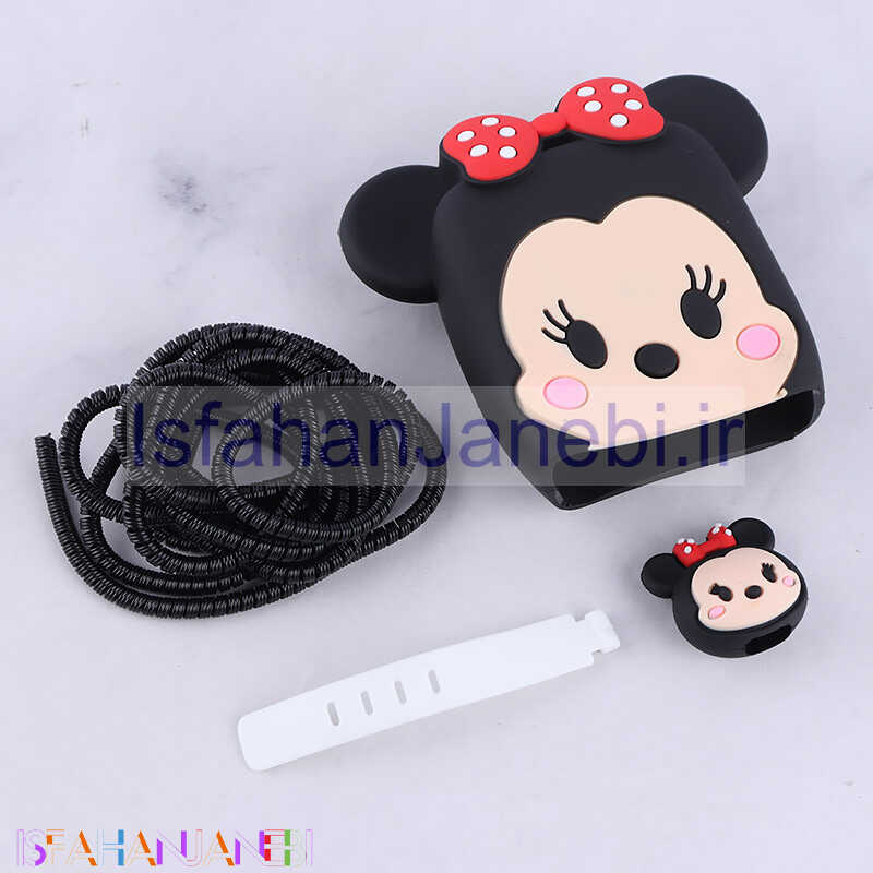 اصفهان جانبی-ست محافظ کابل و کلگی شارژر شیائومی طرح مینی موس