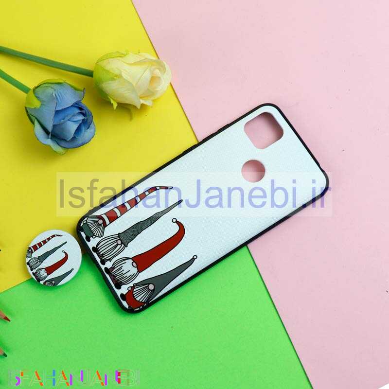 اصفهان جانبی-قاب فانتزی برجسته + پاپ سوکت طرح کوتوله شیائومی Redmi 9C سری D