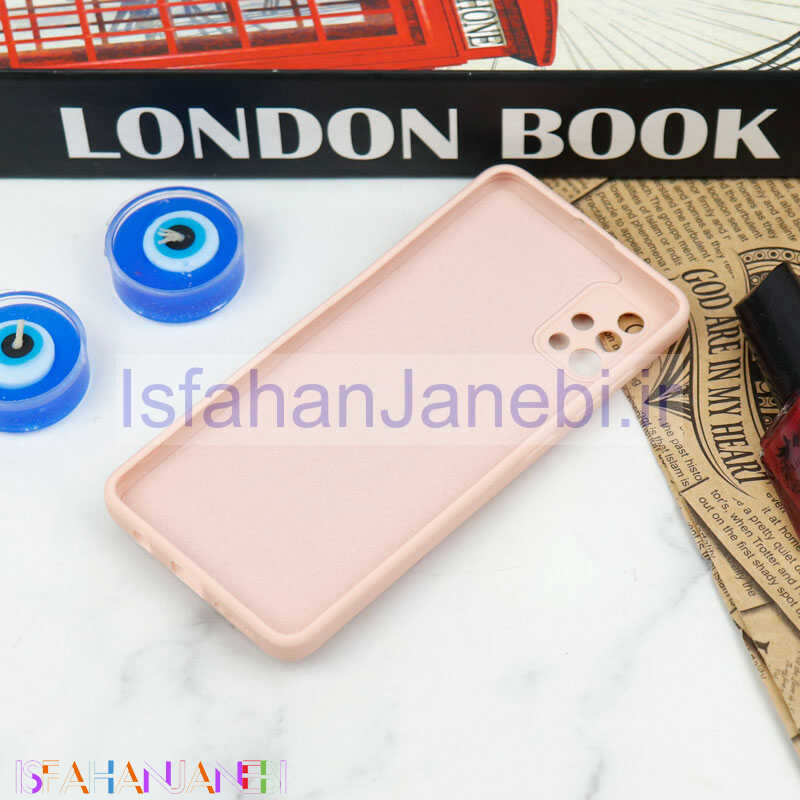 اصفهان جانبی-قاب سیلیکونی عروسکی محافظ لنزدار طرح خرسی صورتی Samsung Galaxy A51