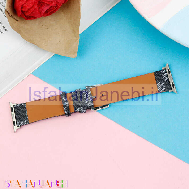 اصفهان جانبی-بند اپل واچ چرمی لاکچری 38/40mm