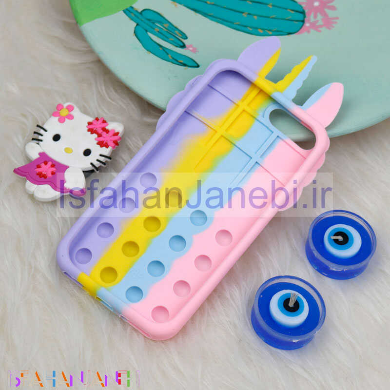 اصفهان جانبی-قاب اورجینال سیلیکونی یونیکورن پاپیتی iPhone 7 Plus / 8 Plus