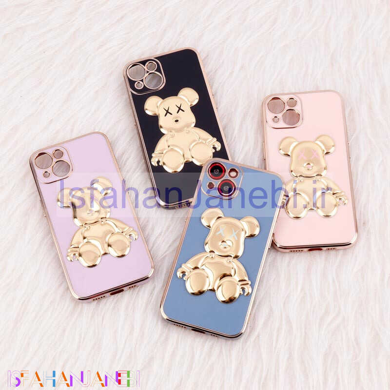 اصفهان جانبی-قاب My Case Power Bear محافظ لنزدار iPhone 13