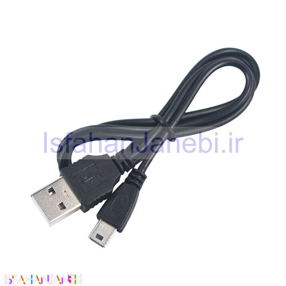 اصفهان جانبی-کابل اصلی USB به Mini USB 1m