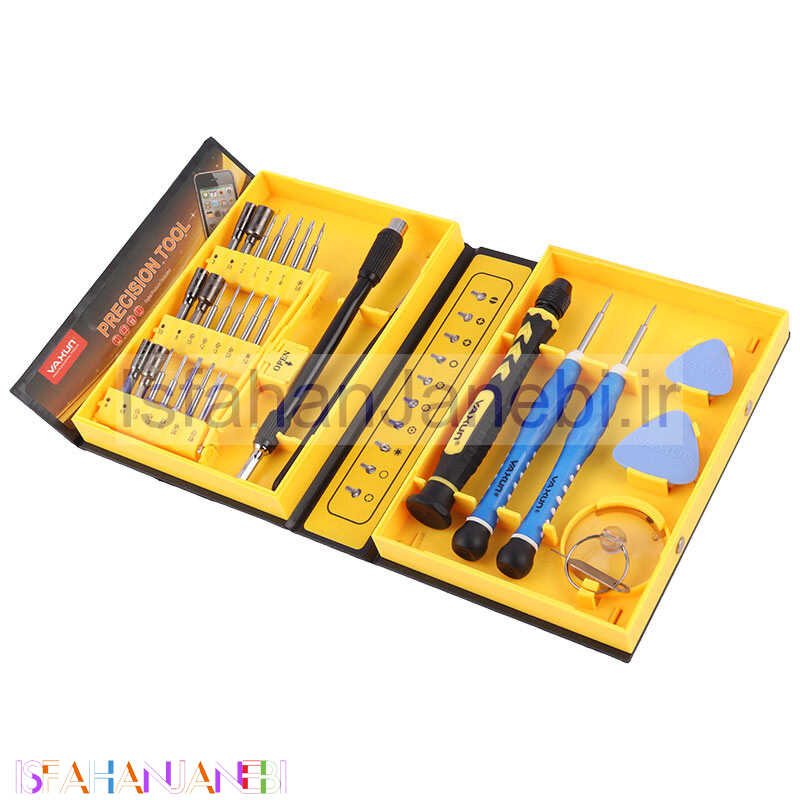 اصفهان جانبی-ست پیچ گوشتی تعمیرات موبایل Yaxun YX-6028C