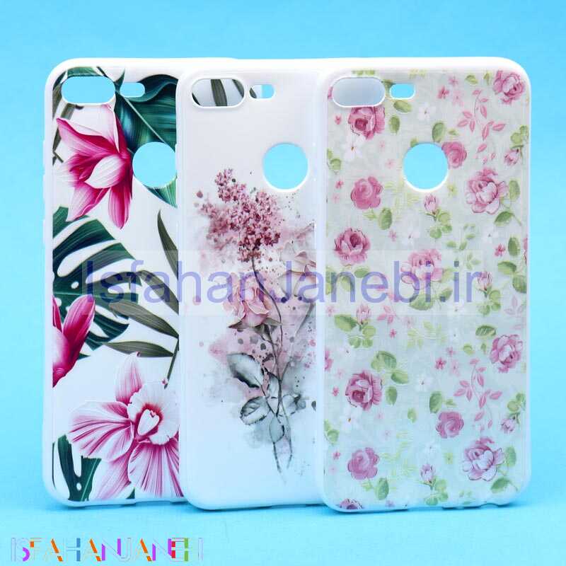 اصفهان جانبی-قاب فانتزی سفید طرح گل هواوی Honor 9 Lite