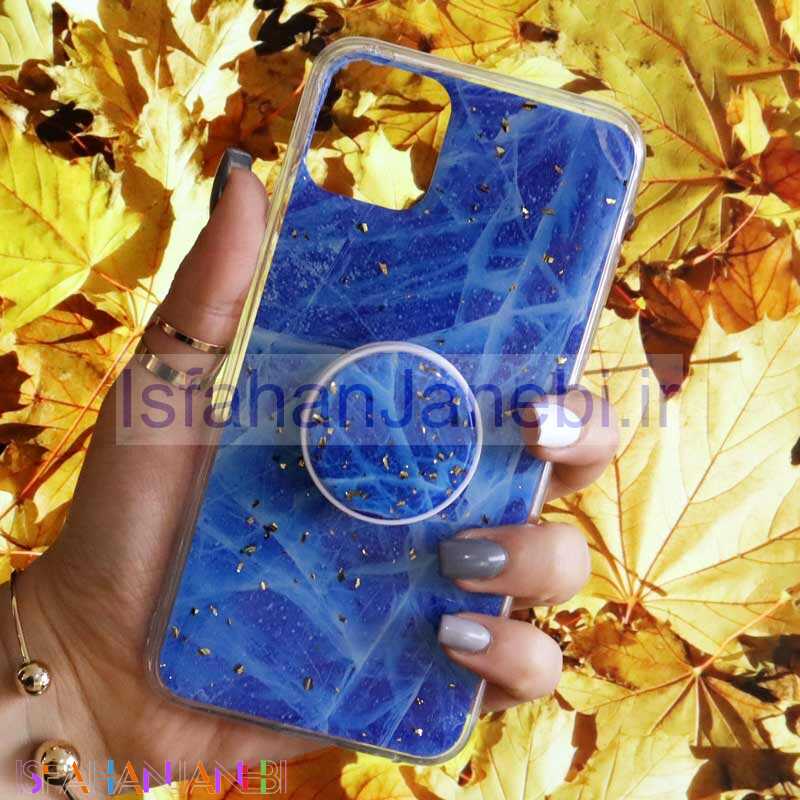 اصفهان جانبی-قاب رنگین کمانی پاپ سوکت دار خرچنگی کد6 آیفون iPhone 11 Pro Max