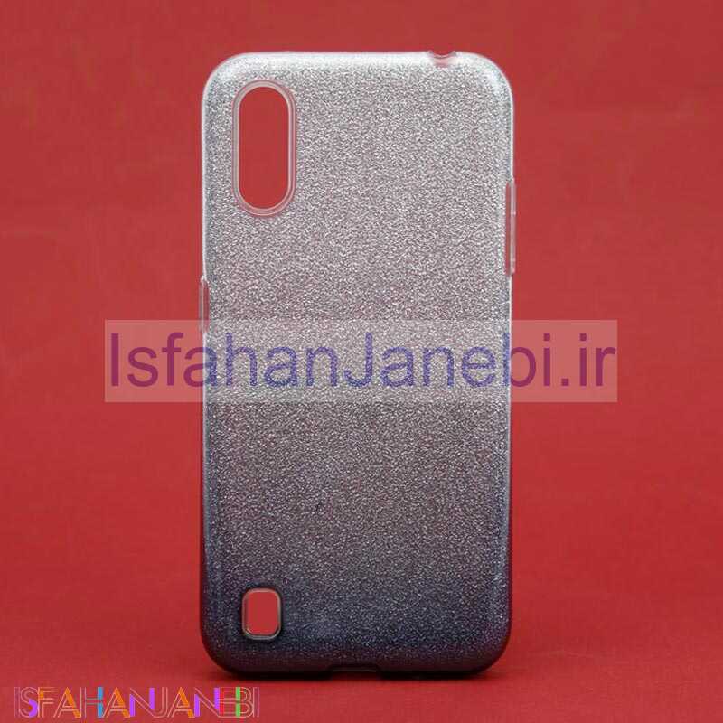 اصفهان جانبی-قاب اکلیلی Samsung A01 سفید مشکی