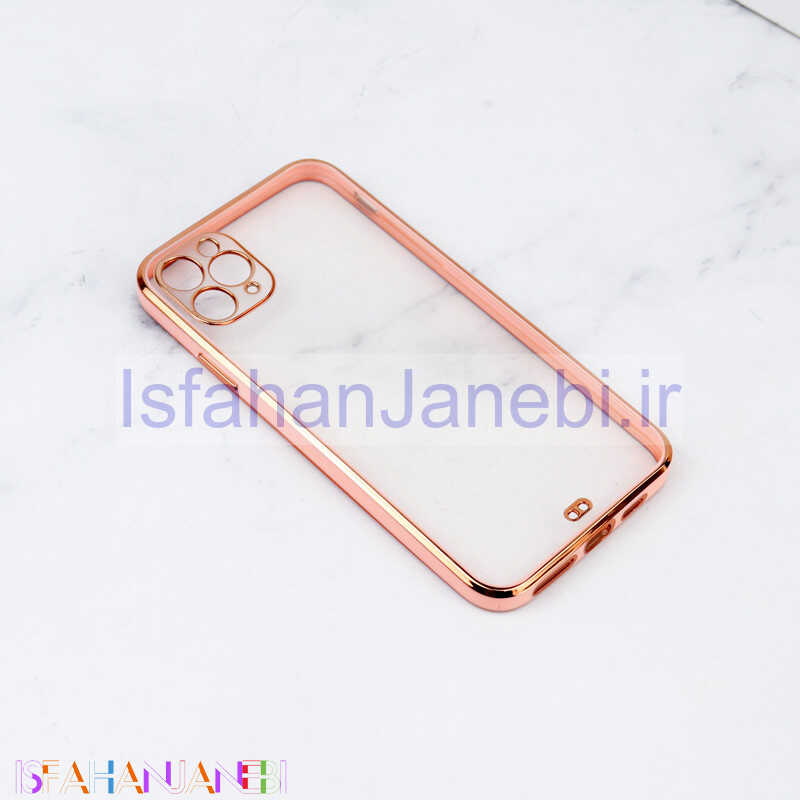 اصفهان جانبی-قاب ژله ای دور رنگی محافظ لنزدار iPhone 11 Pro Max