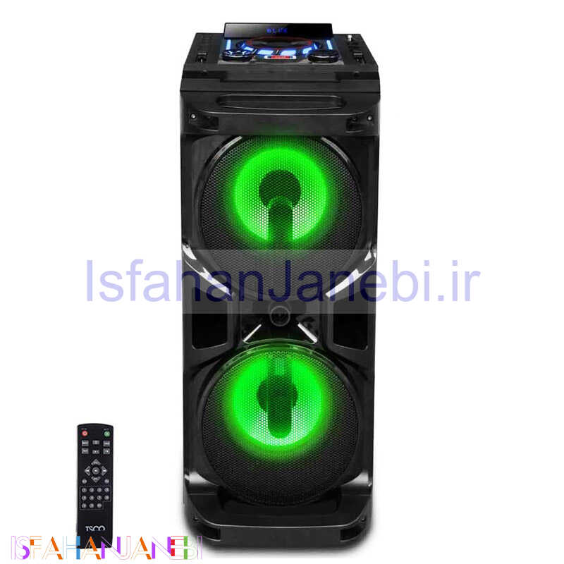 اصفهان جانبی-اسپیکر چمدانی بلوتوثی رم و فلش خور تسکو TSCO TS 2082 + ریموت کنترل