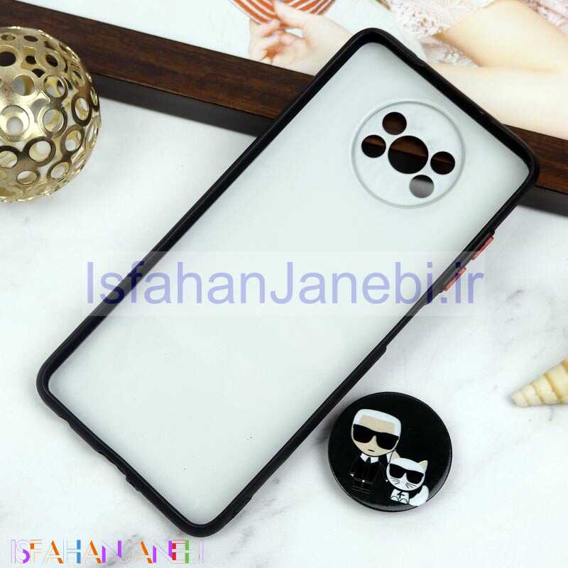 اصفهان جانبی-قاب PC محافظ لنز دار طرح Boss Cat + پاپ سوکت Xiaomi Poco X3