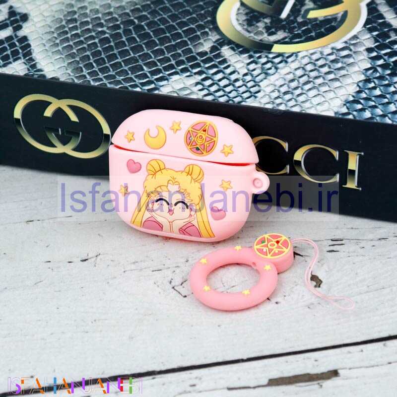 اصفهان جانبی-محافظ AirPods 3 سیلیکونی صورتی دخترانه