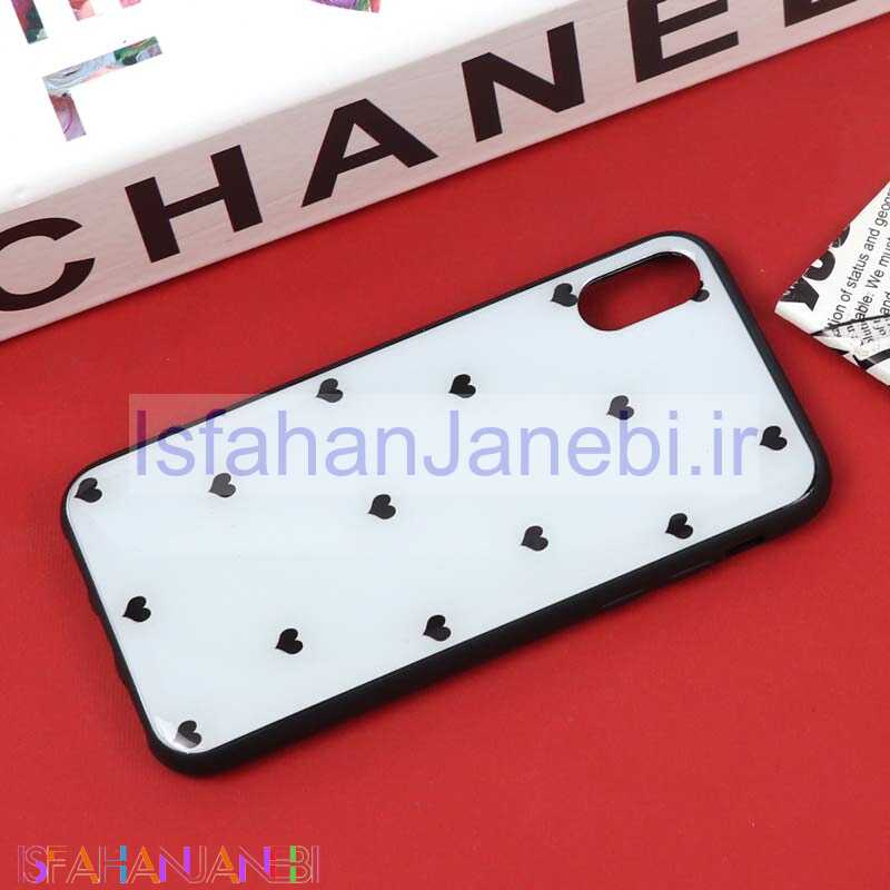 اصفهان جانبی-قاب PC TPU طرح قلبی آیفون iPhone X/XS