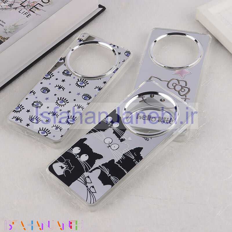 اصفهان جانبی-قاب آینه ای شیائومی Redmi 14C / Poco C75 طرح دار دور محافظ متال