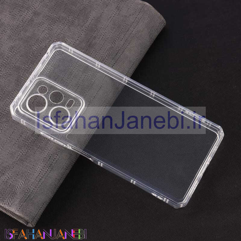 اصفهان جانبی-قاب ژله ای بی رنگ شیائومی Poco X5 Pro 5G محافظ لنزدار