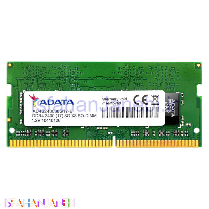 اصفهان جانبی-رم لپ تاپ Adata AD4S240038G17-B DDR4 8GB 2400MHz CL17