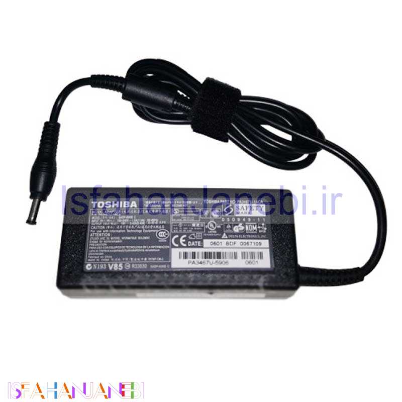 اصفهان جانبی-شارژر لپ تاپ Toshiba 19V 3.42A