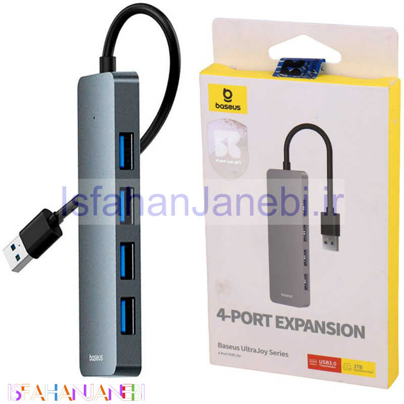 اصفهان جانبی-هاب 4 پورت USB 3.0 باسئوس BS-OH080
