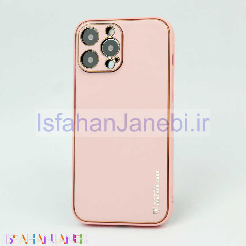 اصفهان جانبی-قاب چرمی Leather Case محافظ لنزدار iPhone 13 Pro Max