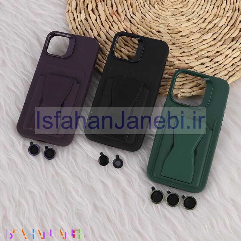 اصفهان جانبی-قاب سیلیکونی جاکارتی دار هولدردار با محافظ لنز رینگی