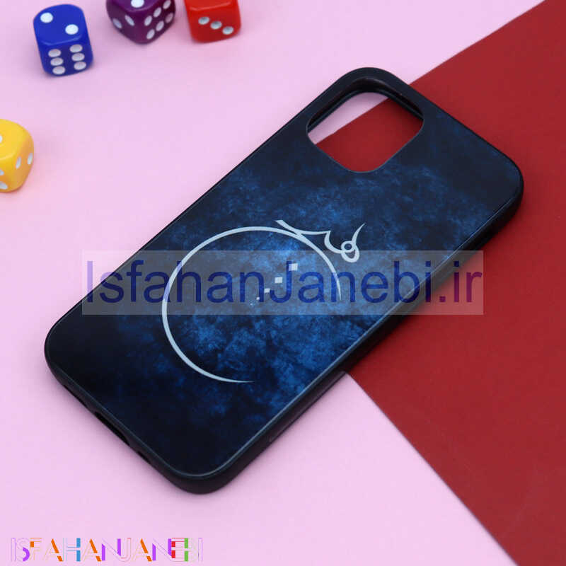 اصفهان جانبی-قاب پشت گلسی طرح هیچ iPhone 12 Mini