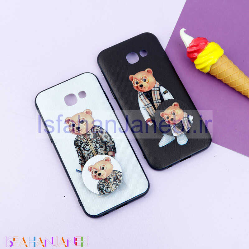 اصفهان جانبی-قاب فانتزی طرحدار پسرانه محافظ لنزدار + پاپ سوکت Samsung Galaxy A5 2017 سری R